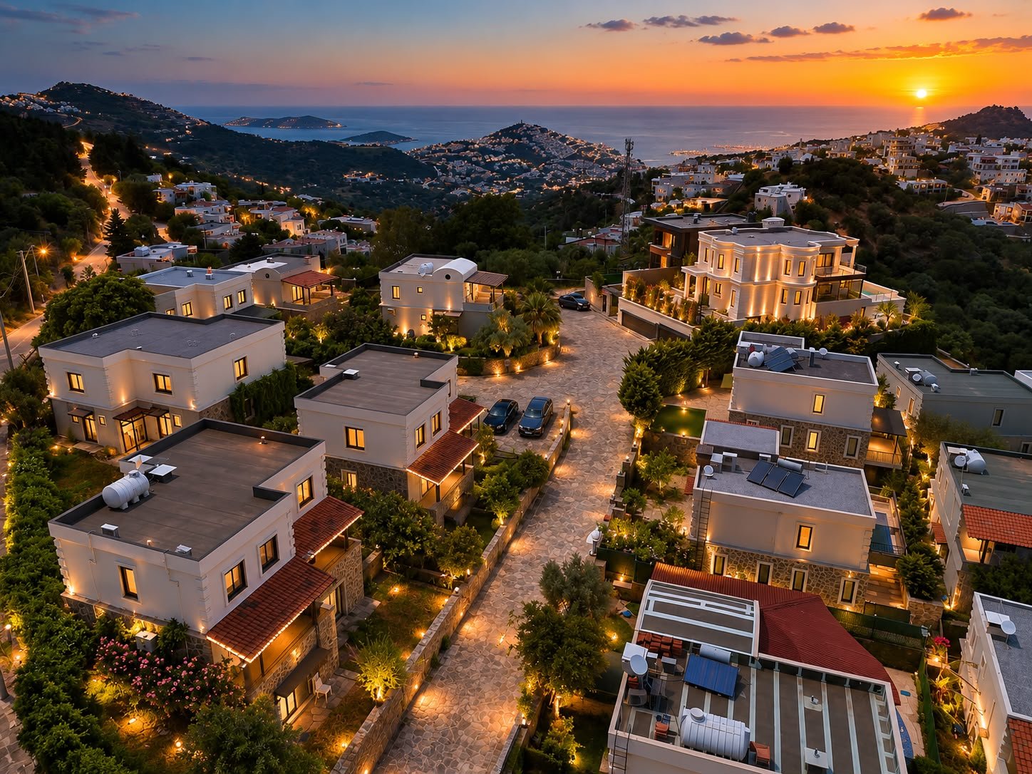 Goldenlife Pasanda yerleşim ve deniz manzarası